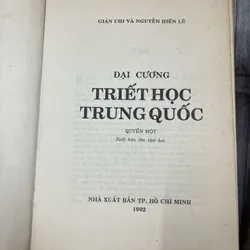 Đại cương triết học Trung Quốc 2 tập. 6b3 737249