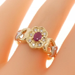 Nhẫn Ruby K18YG/PT900 - Hàng hiệu Chính hãng 851843