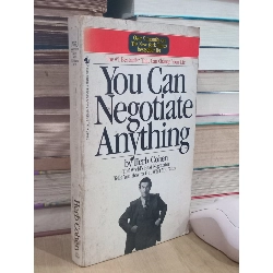 You can negotiate anything - Herb Cohen 748803