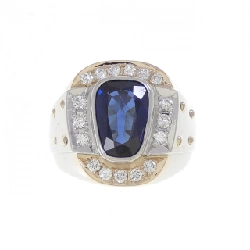 Nhẫn Sapphire PT900/K18YG 4.02CT - Hàng hiệu Chính hãng 847947