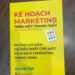 KẾ HOẠCH MARKETING TRÊN MỘT TRANG GIẤY - mới 95% 717985
