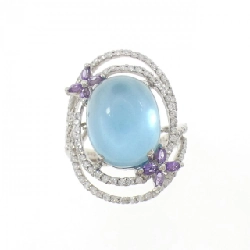 Nhẫn đá màu K18WG - Hàng hiệu Authentic 850857