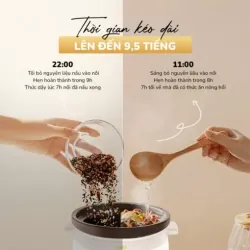 Nồi kho hầm đa năng UNIE USC308 3L lòng gốm tử sa, 8 chức năng, nấu chậm thông minh 578149
