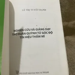 Nghiên cứu và giảng dạy thư Xuân Quỳnh từ góc độ tín hiệu thẩm mỹ 959910