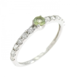 Nhẫn Peridot K18WG - Hàng hiệu Authentic