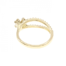 Nhẫn kim cương hoa K18YG 0.16CT 667991