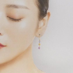 Bông tai Amethyst Marie-Lene de Tilliac - Hàng hiệu Authentic 845928