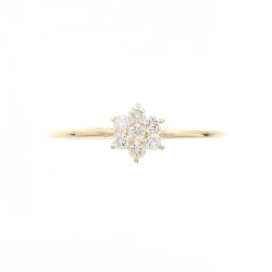 Nhẫn kim cương hoa K18YG 0.10CT - Hàng hiệu Authentic 851078