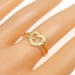 Nhẫn hình trái tim K18YG - Hàng hiệu Authentic 847218