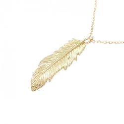 K18YG Dây chuyền lông vũ - Hàng hiệu Authentic 857078