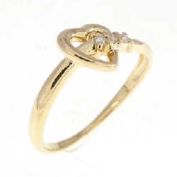 Nhẫn kim cương hình trái tim K18YG