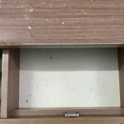 Bàn làm việc gỗ MDF màu nâu kích thước 120x60cm 1042830