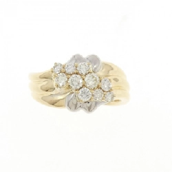 Nhẫn kim cương K18YG/PT900 0.50CT 668184