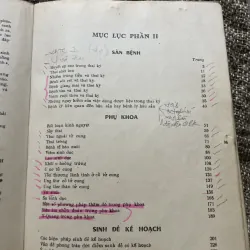 Bài giảng sản phụ khoa 2 tập - 1990, sách khổ lớn; khoảng 700 trang  1006351