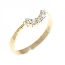 Nhẫn kim cương K18YG 0.10CT - Hàng hiệu chính hãng