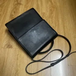 Túi nam phom hộp 22x26x7 da thật 2hand 996735