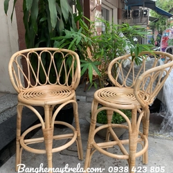 Ghế quầy bar mây tự nhiên 454387