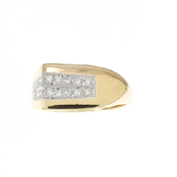 Nhẫn kim cương K18YG/PT 0.11CT - Hàng hiệu Authentic 856109