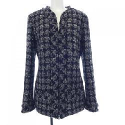 【Mã giảm giá】Áo khoác không cổ CHANEL