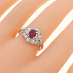 Nhẫn Ruby PT900 0.60CT - Hàng hiệu Chính hãng 665408