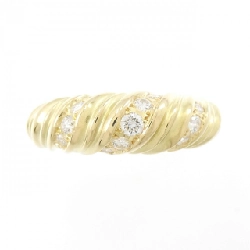 Nhẫn kim cương 750YG 0.25CT 672866