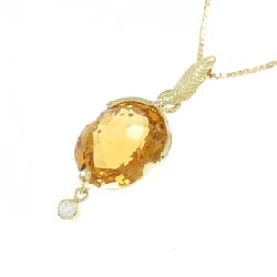K18YG Mặt dây chuyền Citrine 3.43CT - Hàng hiệu Chính hãng 861656