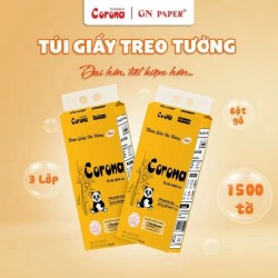 Khăn giấy treo tường corona, tặng kèm móc dán