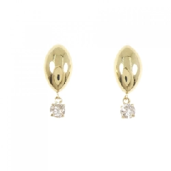 K18YG Bông tai kim cương 0.20CT - Hàng hiệu Chính hãng