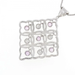 K18WG Sapphire Necklace 0.28CT - Hàng hiệu Authentic 862904