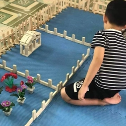 Rút gỗ domino 55 thanh xếp hình  452289
