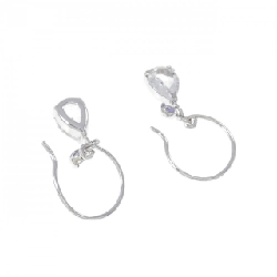 K14WG Bông tai Topaz Trắng - Hàng hiệu Chính hãng 865345