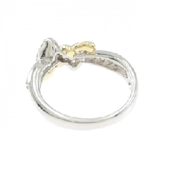 Nhẫn kim cương ruy băng PT900/K18YG 0.35CT - Hàng hiệu Chính hãng 855415