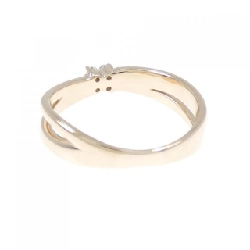 Nhẫn kim cương K18PG hoa 671915