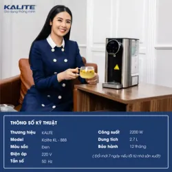Bình thủy điện KALITE KL-888 💧 tự động lọc & đun sôi – nước sạch từng giọt ✨ 705867