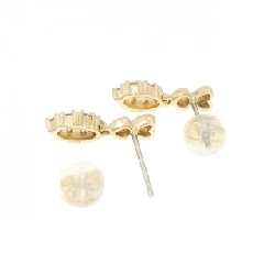 K18YG Bông tai Kim cương Hình trái tim - Hàng hiệu Chính hãng 868951