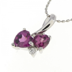 Dây chuyền garnet hình trái tim PT900/PT850 - Hàng hiệu Authentic 862703