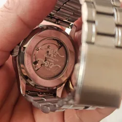 Đồng hồ nam TECNOS automatic 21 jewels mặt tròn dây inox 997984