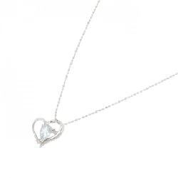 K10WG Dây chuyền hình trái tim Aquamarine - Hàng hiệu Chính hãng 864177