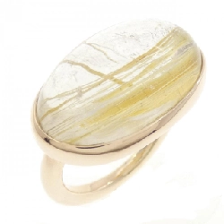 Nhẫn thạch anh rutile K10YG