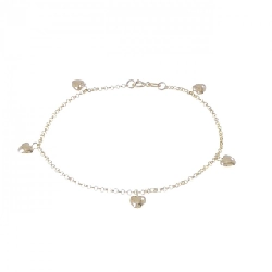 Vòng tay hình trái tim 750YG - Hàng hiệu Authentic 872702