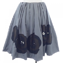 Miu Miu MIU MIU Vải Poplin Jersey Maxi Floral MG2305 S000 15W3 Váy 647538