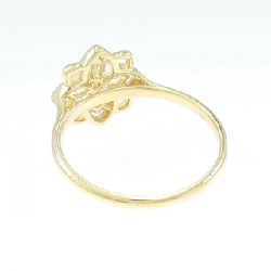 【Sản phẩm mới】Nhẫn kim cương K18YG hình hoa 0.20CT 669426