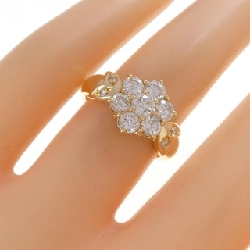 Nhẫn kim cương hoa K18YG 1.00CT - Hàng hiệu Authentic 855401