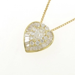 Dây chuyền kim cương hình trái tim K18YG 0.385CT - Hàng hiệu chính hãng 855851