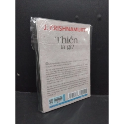 Thiền là gì? mới 100% HCM2608 J. Krishnamurti TÂM LINH - TÔN GIÁO - THIỀN 246858