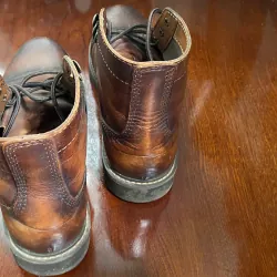 Giày Boots Nam da thật kích cỡ 40, màu nâu sẫm 996217