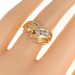 Nhẫn kim cương K18YG 0.30CT 672640