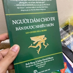 Sách Người dám cho đi bán được nhiều hơn 310106