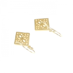 K18YG Bông tai kim cương - Hàng hiệu Chính hãng 866457