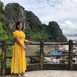 Váy đi biển dài, màu vàng, Size S